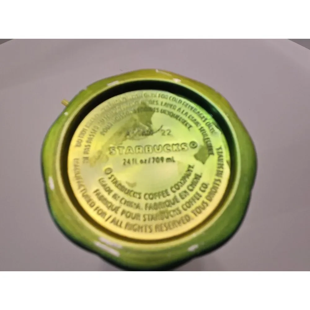 Starbucks yellow green
